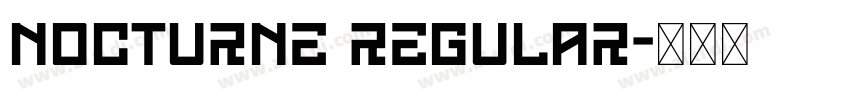 Nocturne Regular字体转换